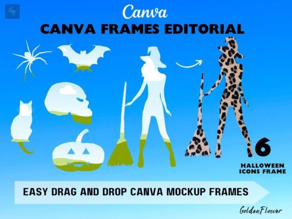 Download Halloween Icons Canva Frame 2 Collection - Icon Collection