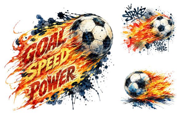 Download Flaming Soccer Ball PNG Bundle - Flaming Collection