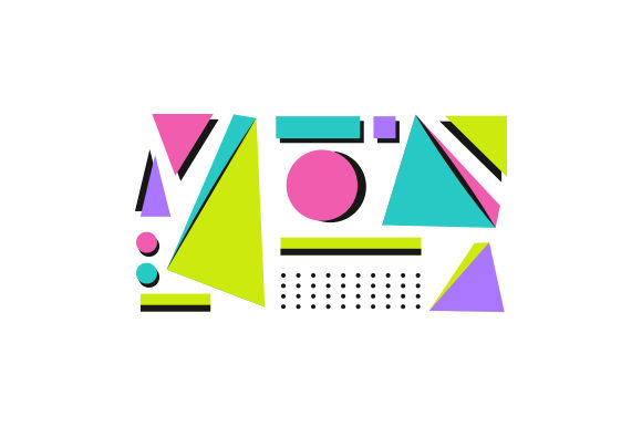 Download Retro Geometric Shapes - Retro geometric shapes Collection