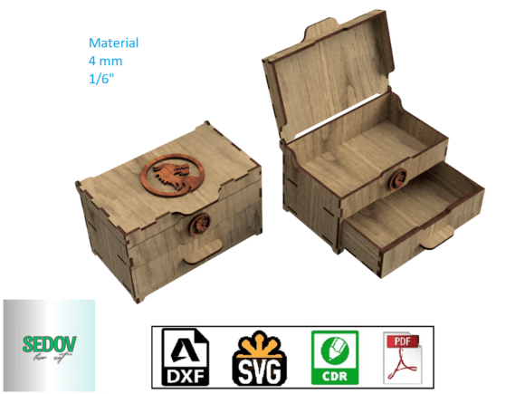 Download Laser Cut Board Games Box or Jewelry Box - Premium Resources