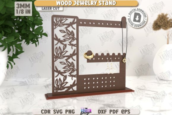 Download Jewelry Display Laser Cut |Jewelry Stand - Premium Resources