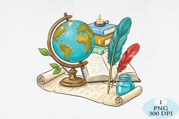 Download History and Geography Sublimation PNG - Geography Collection